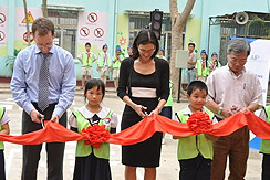 AIP Foundation and Total Vietnam celebrate Safe Routes to School launch