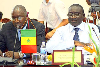 Senegal Ministry of Transport delegation led by Acting Minister of Transport Bassirou Guisse