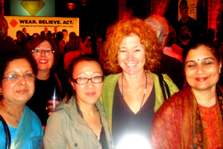 Lotte Brondum at the Safe Kids Worldwide conference with Anjali Burma, Safe Kids India; Ann Weaver, Safe Kids New Zealand; Lingzi Liu, Safe Kids Worldwide; and Ratana Winther, Safe Kids India