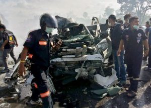 Thailand Road Crash BBC