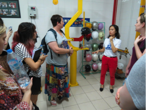 Australian university students visit Protec helmet factory July 2017