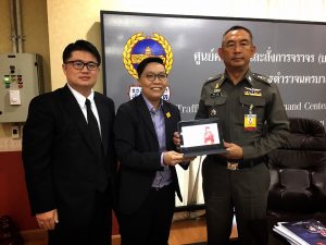 meeting with head of BKK police on Slow Down to Save Lives campaign pilot safe speed zone