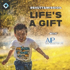 AIP Foundation partnered with Shutta to launch the "Life's a Gift" campaign. 