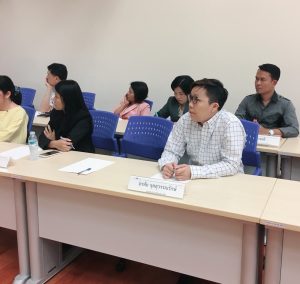 Representatives from civil society, including Thailand Country Manager Oratai Junsuwanaruk, attend the meeting on the DLT's Development Master Plan.