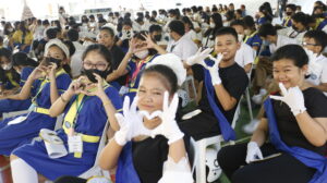 Safety Delivered helmet handover ceremonies safeguards students on their school journey in the Philippines